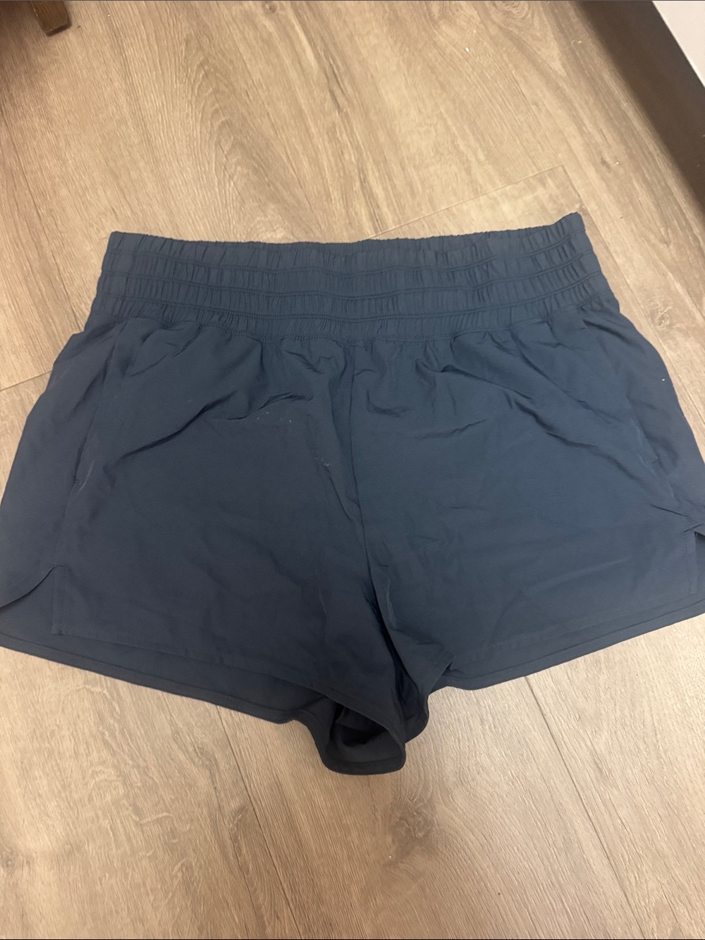 Old Navy Navy Athletic Shorts with Smocked Waistband